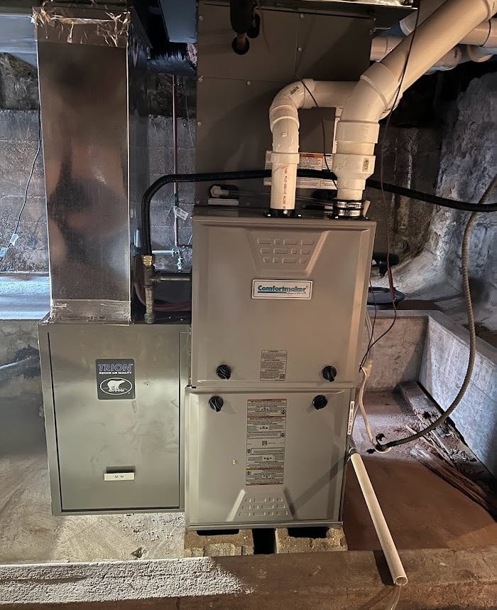 Got this furnace installation finished in West Bend, WI and heating a family tonight.