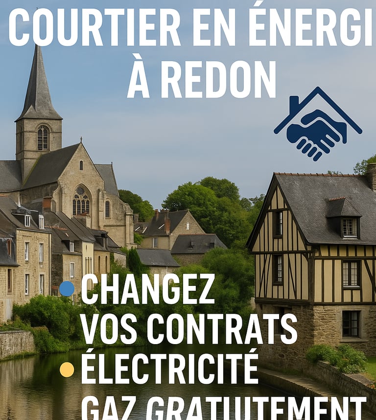 changer de contrat énergie à Redon courtier électricité et gaz infographie