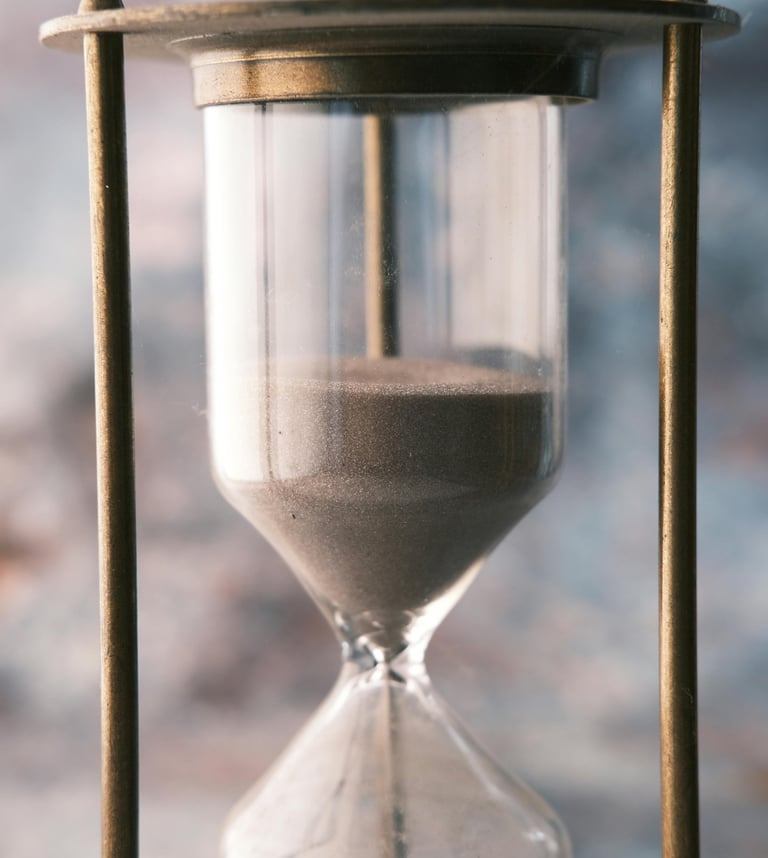 a hour - long time lapse of a hourglass hourglass hourglass hour