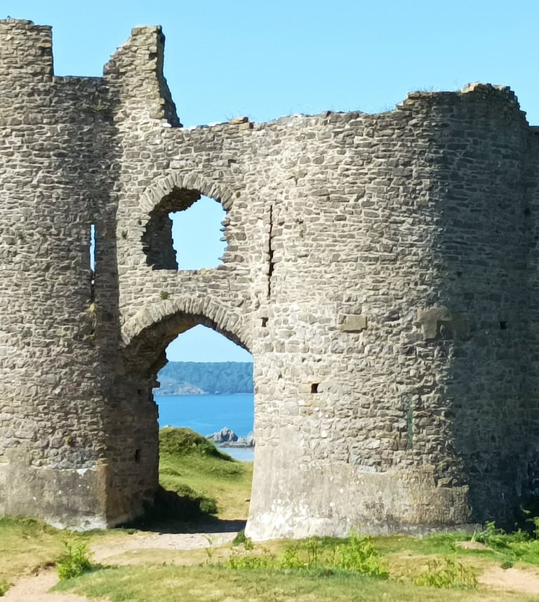 Pennard castle dates from the 12 th century