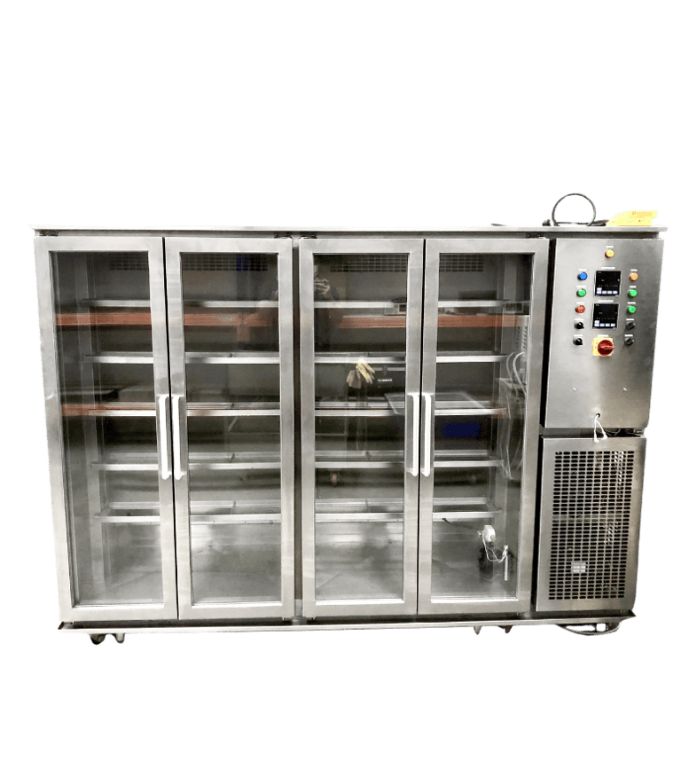 ตู้ทดสอบความชื้นของปูนซีเมนต์ - Curing Cabinet, Temp. humid controller for Cement lab test.