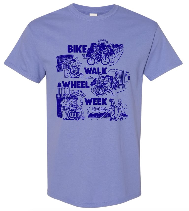 Bike, Walk, and Wheel Week T-Shirt