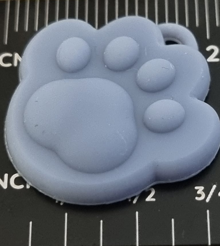 3D printed Paw tag, dog or cat