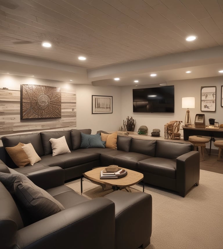 Bright living room with modern inventory