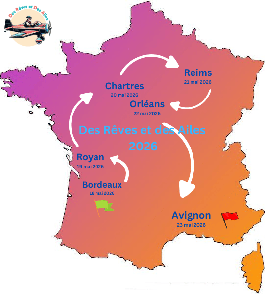 Bordeaux, Royan, Chartres, Reims, Orléans, Avignon