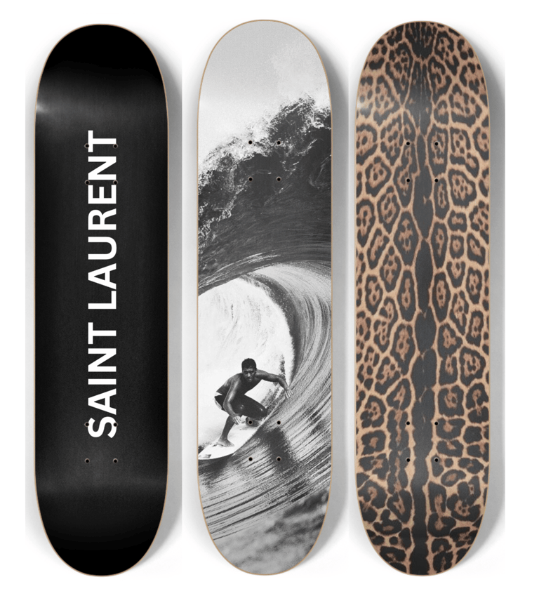 classic chic vintage studio skateboard wall decor affordable 3 pc trendy wall art room inso