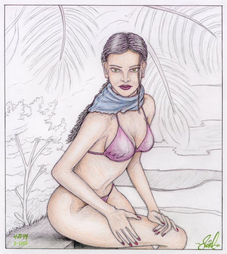 Palm Flirt (color)