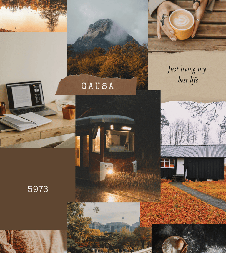 svajonių manifestacijos koliažas