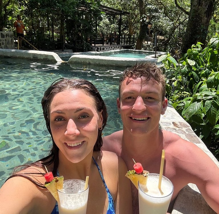Hotsprings in Miravalle Volcano Travel Agency Costa Rica