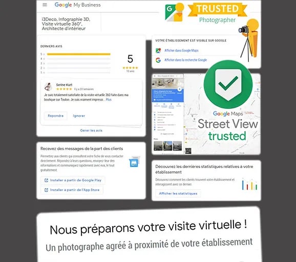 Un photographe pour mettre en valeur votre établissement sur internet Google Maps