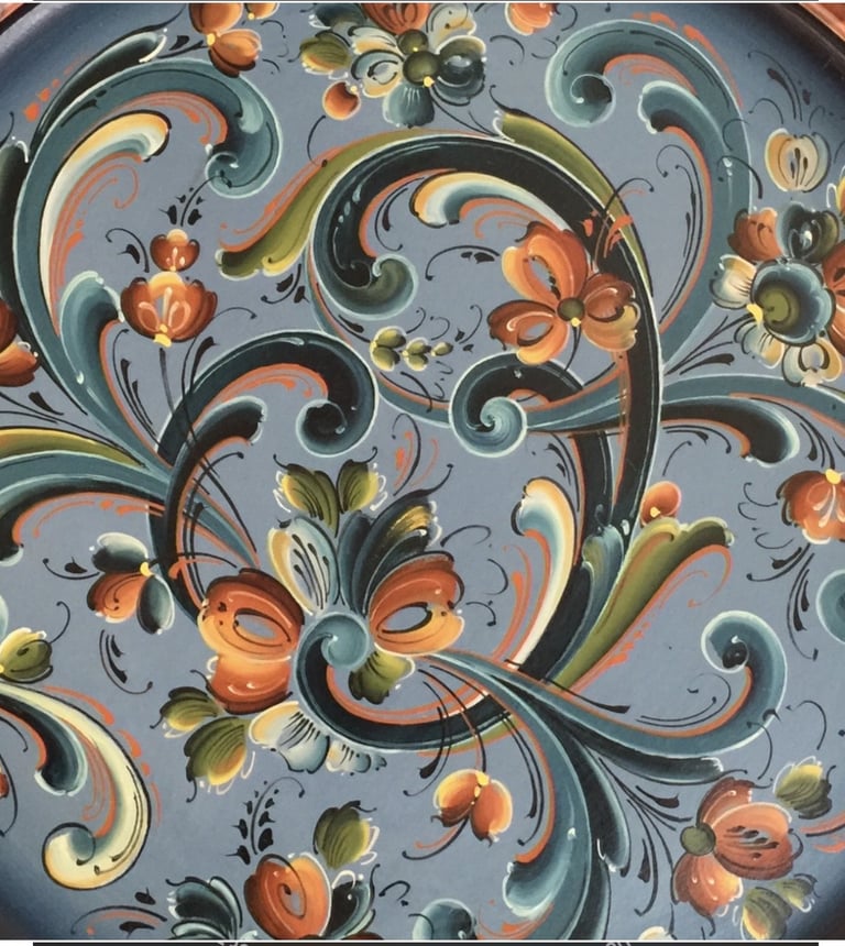 Rosemaling detail