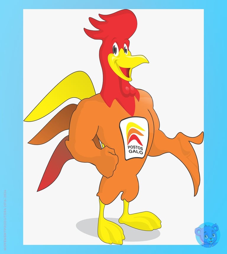 mascote 3D e personagem 3D