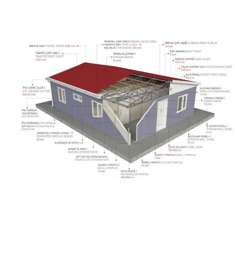 Prefabrik evler Asprefabrik