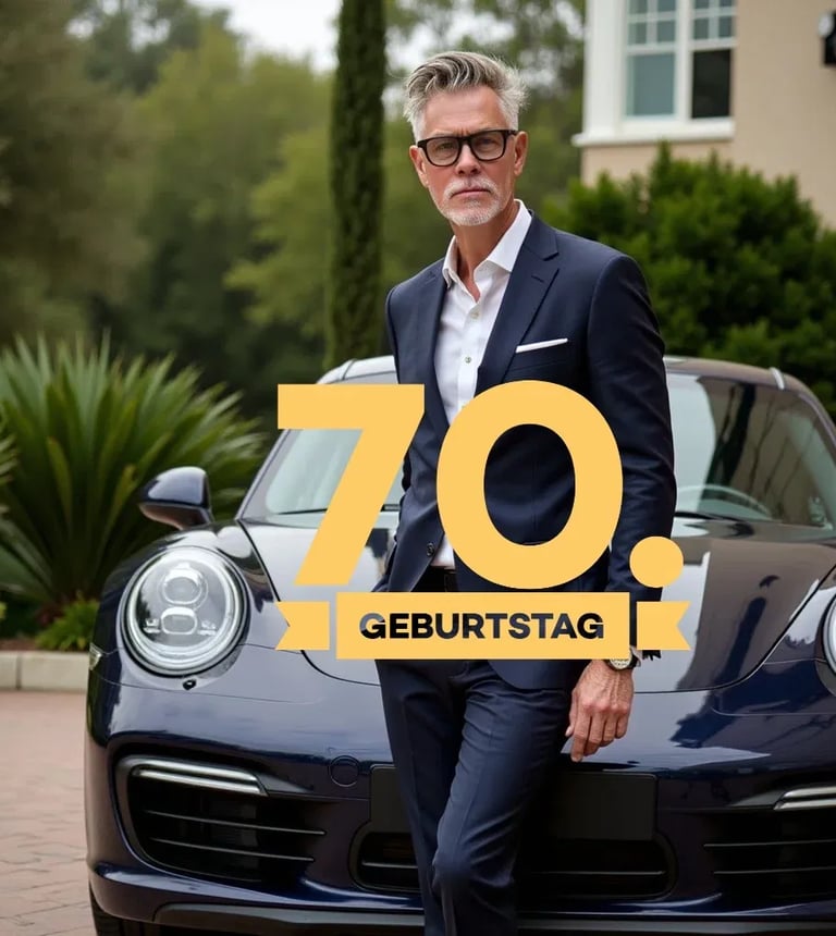 Kurt Wendler-Rothenberger in a suit and tie standing in front of a car