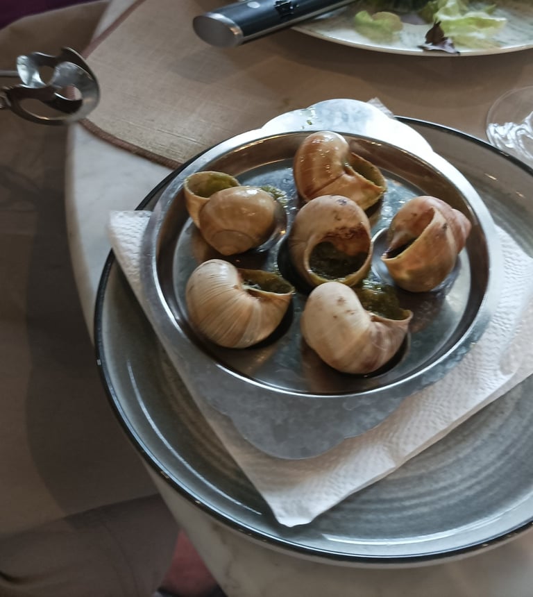 Half a dozen snails