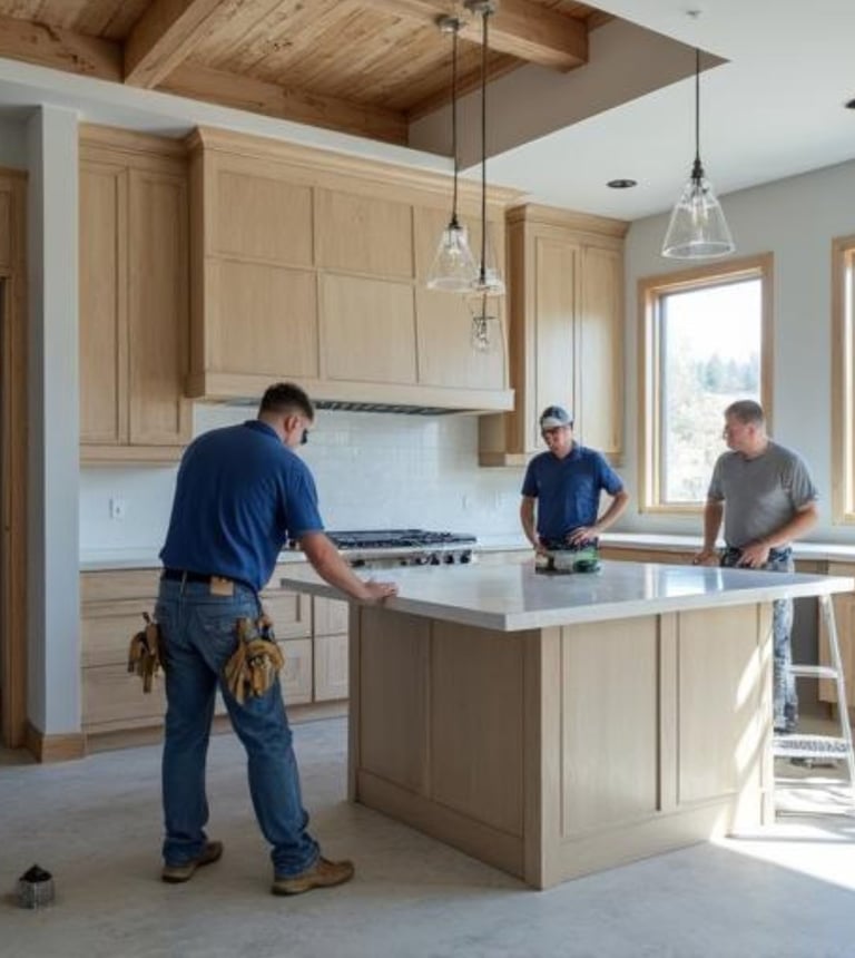 Monitoring construction progress during home remodel project with RenoPLNR workflow tool