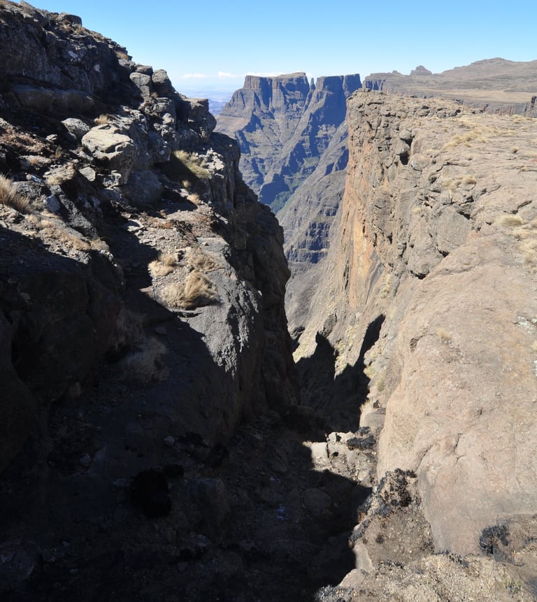 top of the Drakensberg Amphitheatre Plateau, South Africa