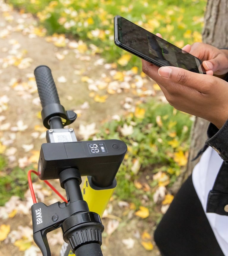 Scan to Unlock a Trekk Ride