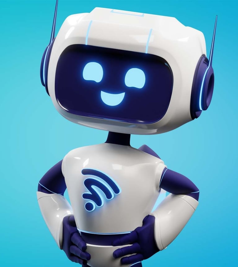 mascote 3D personagem 3D
