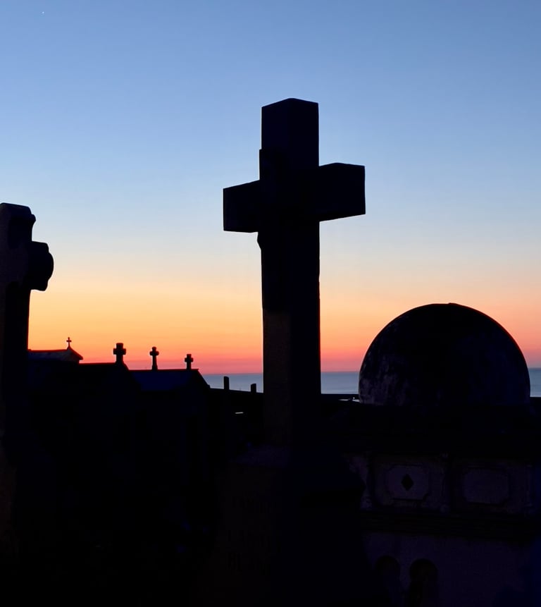 photo cimetière de la mer à Sète pour expo in situ