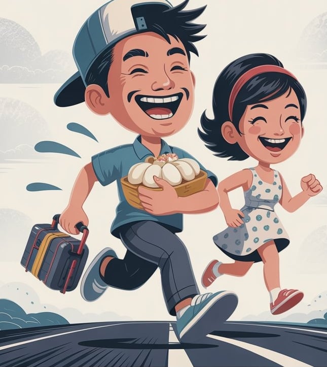 The joy of Retirement. To eat, run, travel and retire