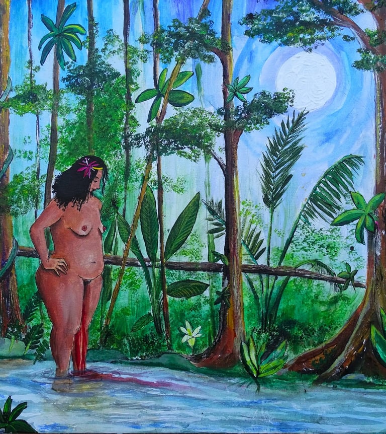 peinture cycles art féminin