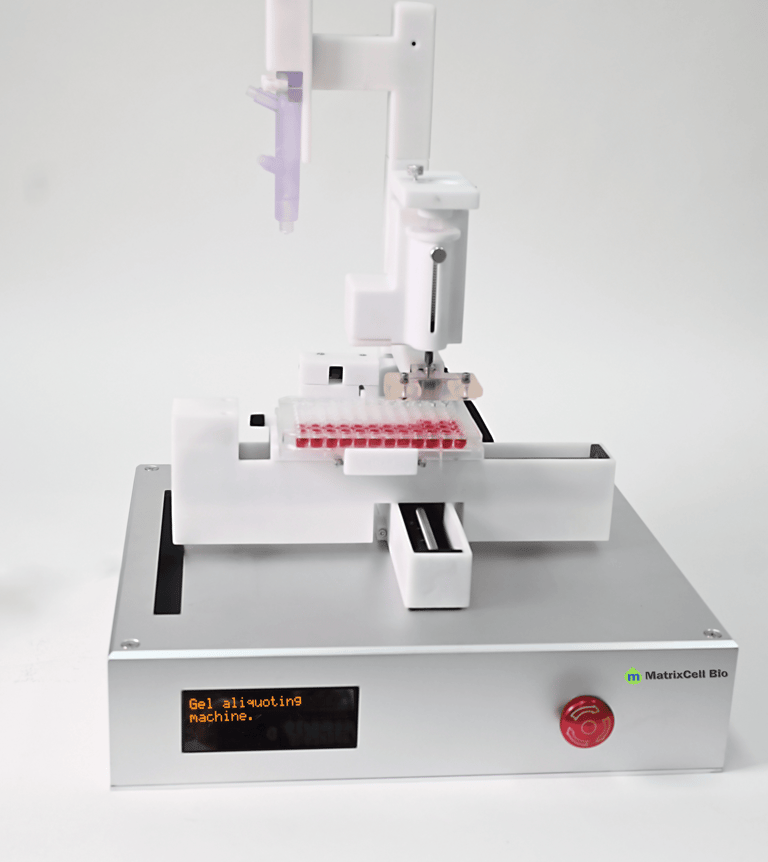 pharmagel aliquoter, bioaliquoter, aliquoting, dispensing