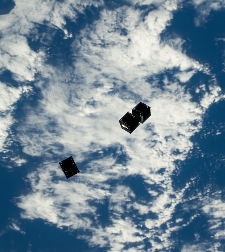 Curtin University Binar 2, 3, 4 Cubesatellites orbiting Earth, launched