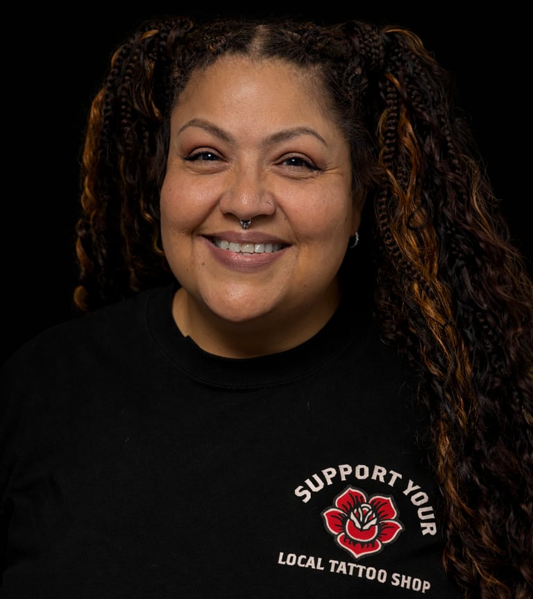 Marie is a piercer at aura tattoo studios