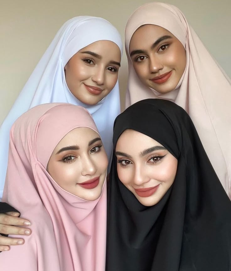 beautiful hijabs with earthy tones