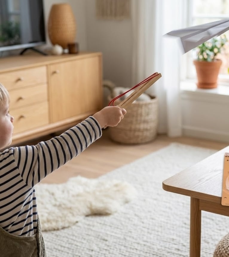 papieren vliegtuig lanceerder