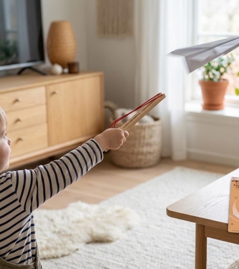 papieren vliegtuig lanceerder voor kinderen