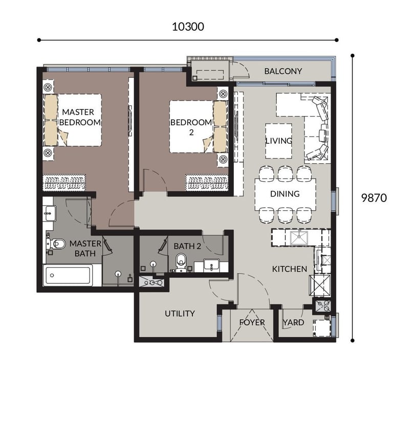 Talisa Bangsar Hill Park Layout Plan Type 2A