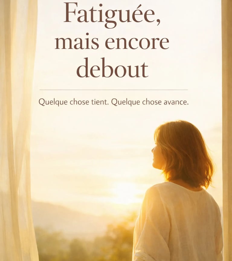 couverture ebook "fatiguèe, mais encore debout"