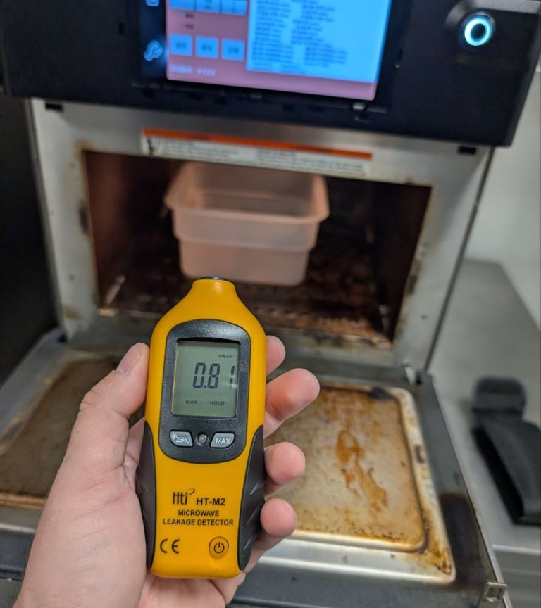microwave leakage test
