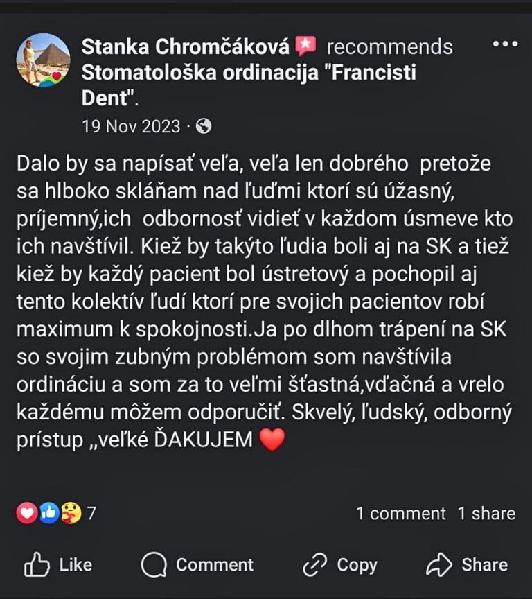Recenzija Stanka Chromcakova