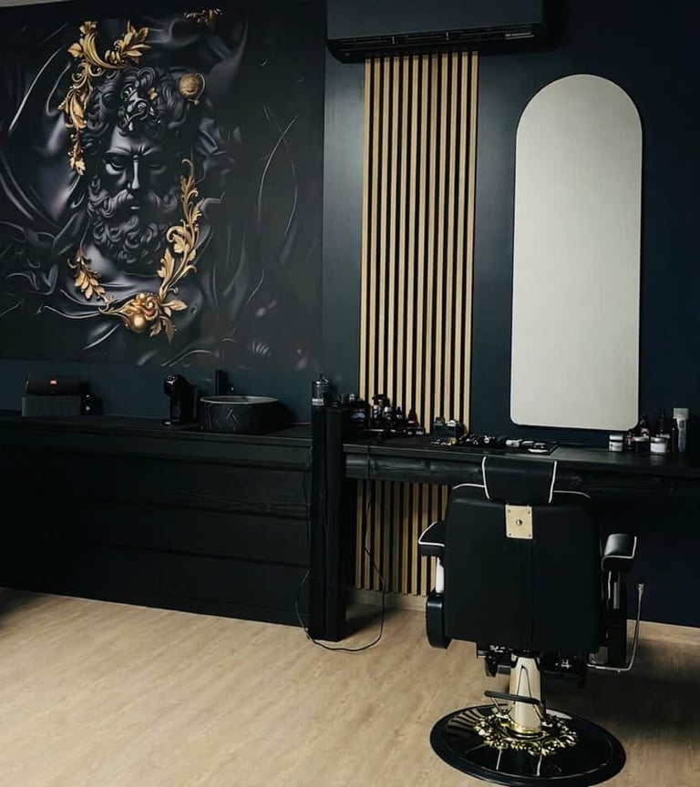 Freestyle Barbers Salonas Vijūkuose interjeras