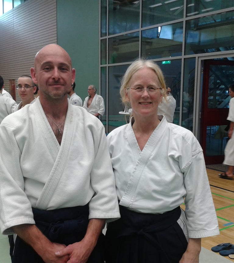 Bernd Enders mit Linda Holiday Sensei
