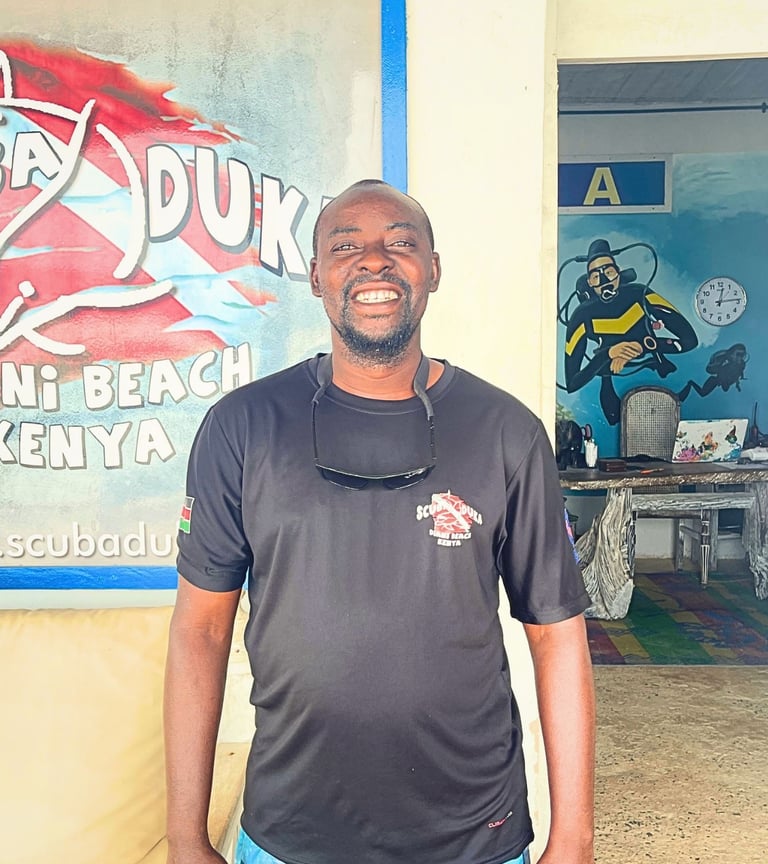 Scuba duka staff Raymond Captain