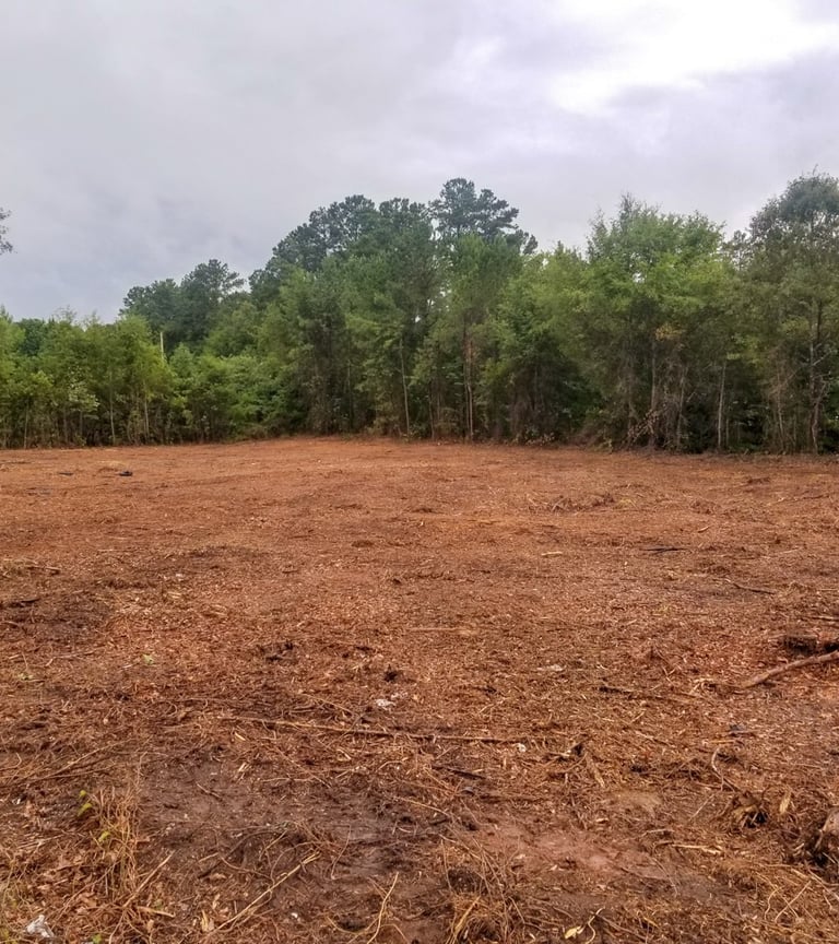 cleared lot ready for building