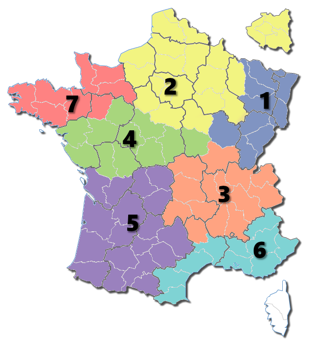 Carte de France livraison de voiture