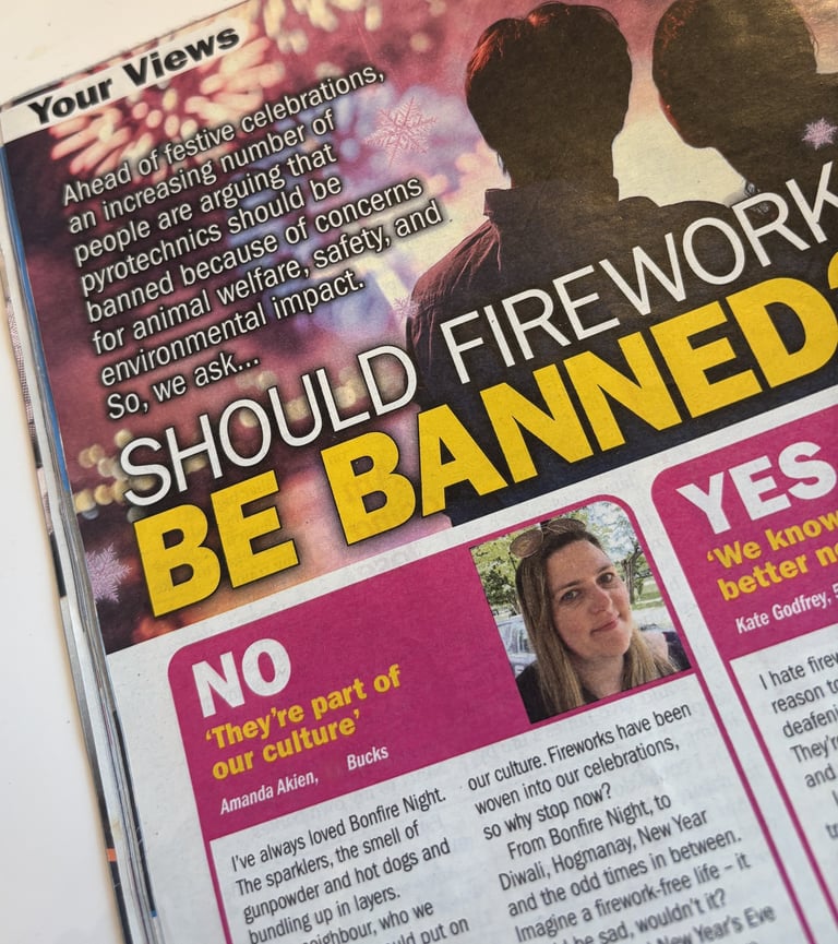 Example of debate in Take a Break Magazine