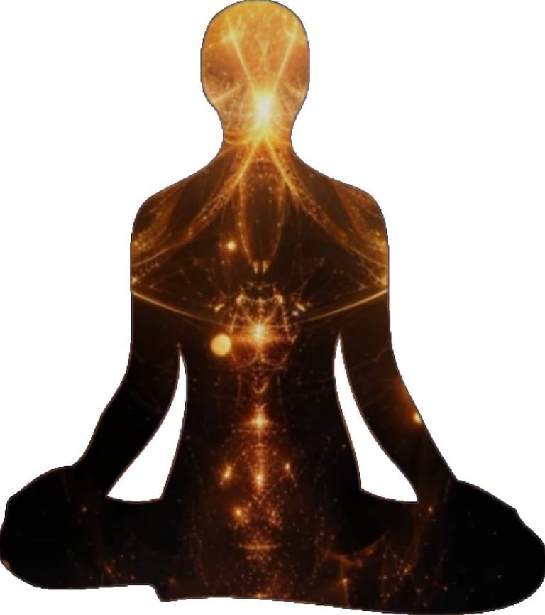 Lotus Position with inner constellation. Source: Wikimedia Commons