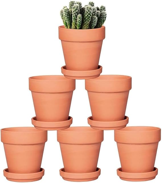 Terra Cotta Pots with Saucer