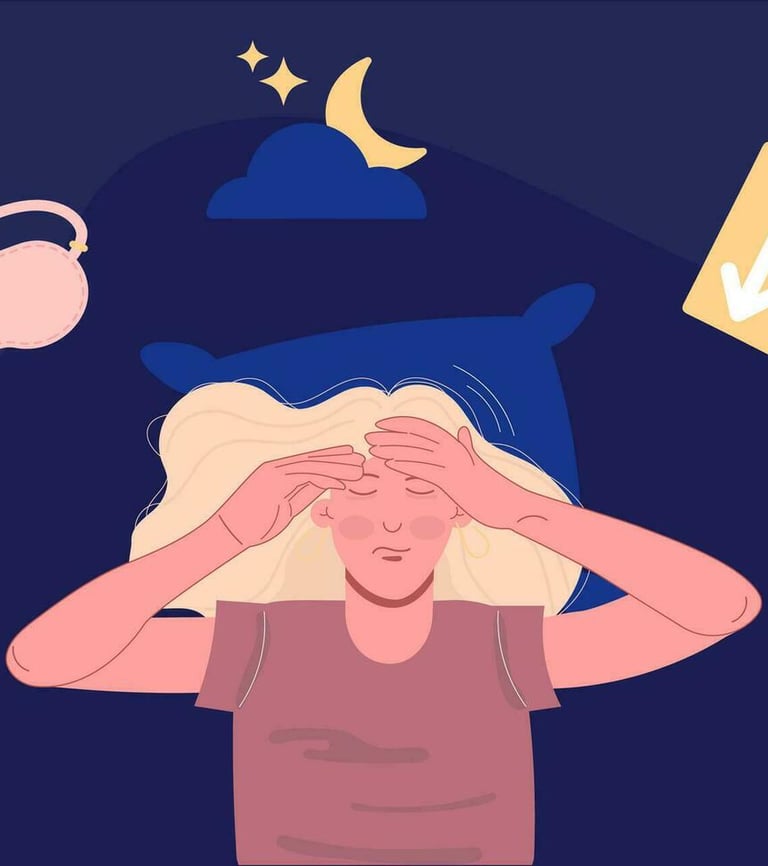 Sleep Insomnia Illustration-2