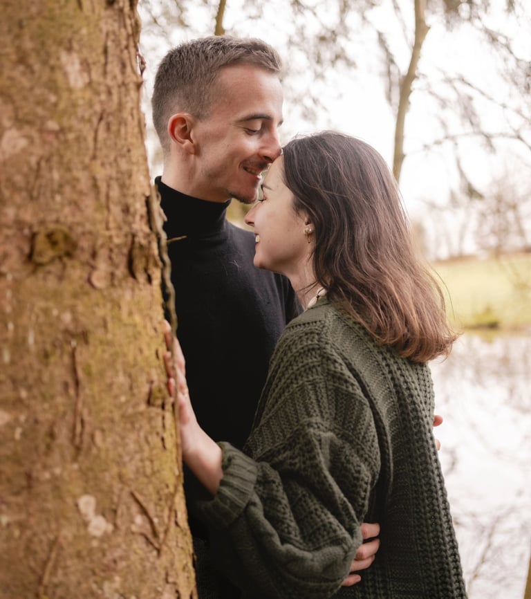 photographie de couple en extérieur à Guichen, Guignen, Baulon, Lassy