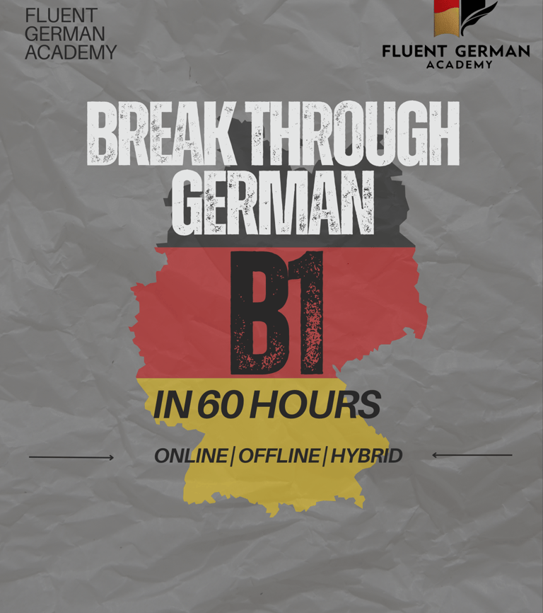 Best German Language Class Chennai B1 Level Poster