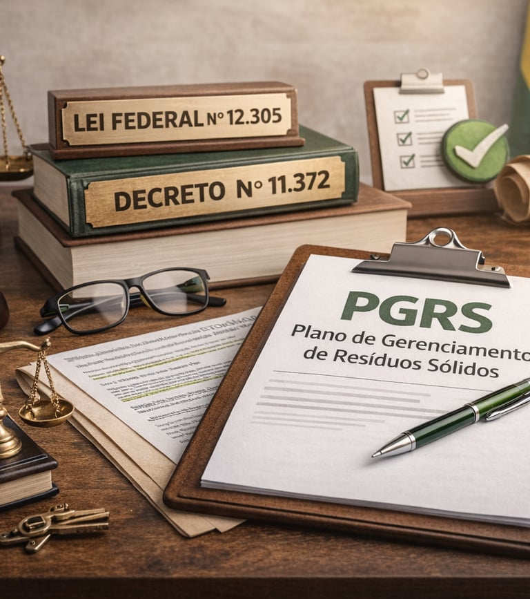 Documento PGRS com leis ambientais
