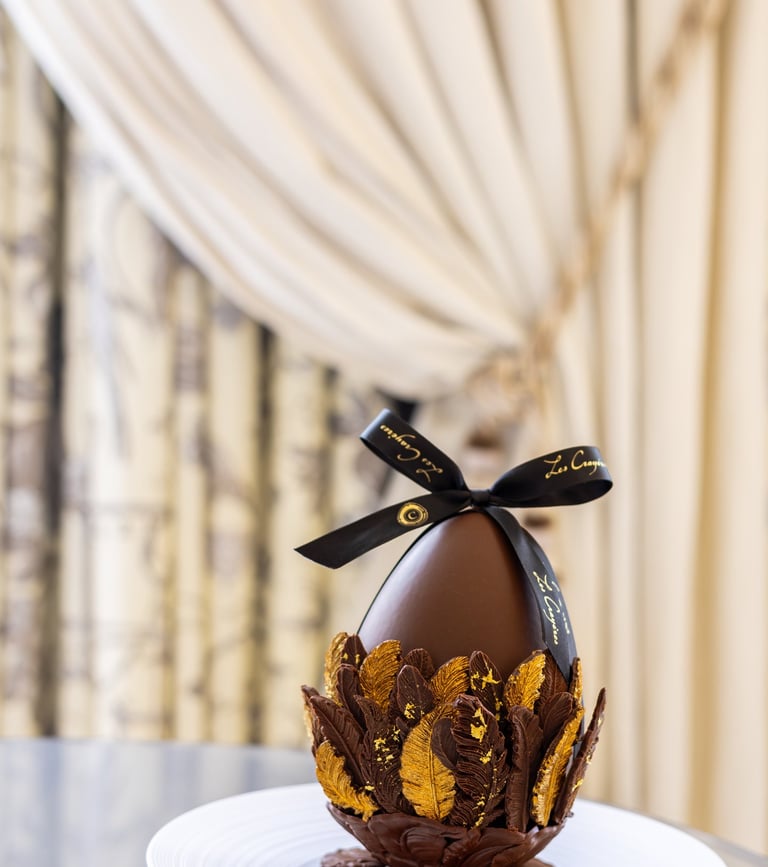Oeuf de Pâques, Réalisé par la chef Pâtissière, Le domaine des Crayères, Reims