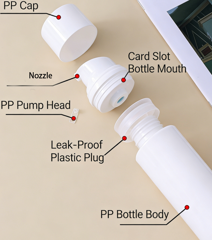 Airless pump bottle